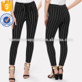 Vertical Striped Skinny Pants Manufacture Wholesale Fashion Women Apparel (TA3077P)